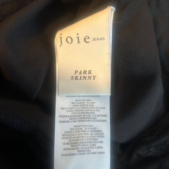 Joie Jeans Black Park Skinny 7 pocket cargo pants, size 29 - Picture 6 of 7